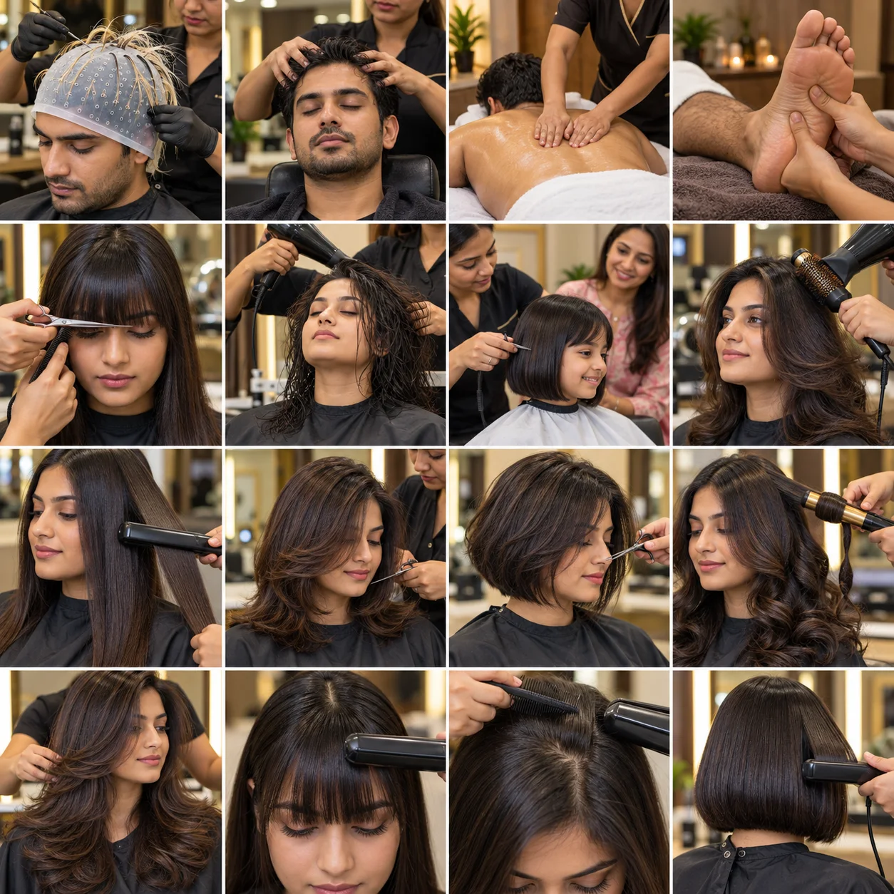 AI service illustration: Women · cuts & styling — Fringe Cut