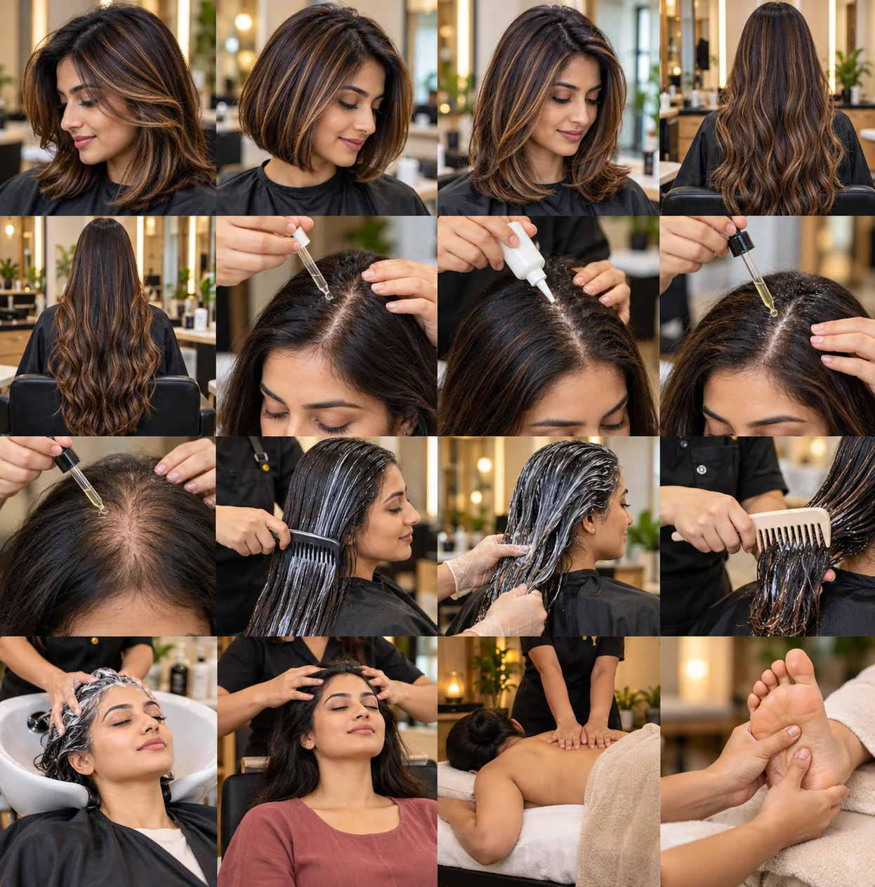 AI service illustration: Women · highlights — Bob Length